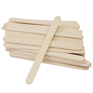 Shellhard 100x Disposable Waxing Wooden Sticks - The Pearl Wax